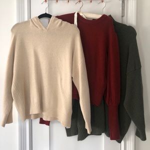 Bundle of 3 Zara Sweaters